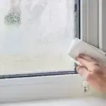 nettoyage des fenêtres pour réduire l'humidité