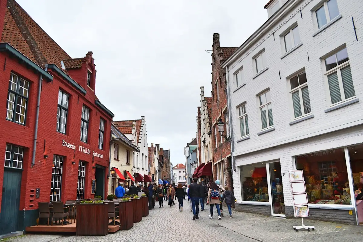 rue pittoresque en belgique